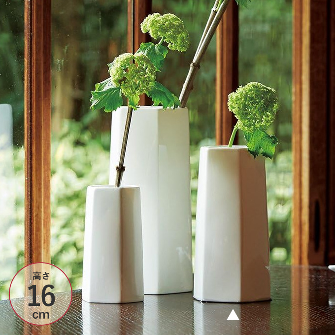 花器、花瓶 Clay（クレイ） 花瓶 白 ホワイト 底穴なし 自然 インテリア 花器
