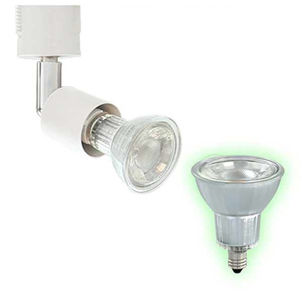 スポットライト LED電球付 配線ダクトレール用 口金 E11 50W 照明 おしゃれ ハロゲン電球