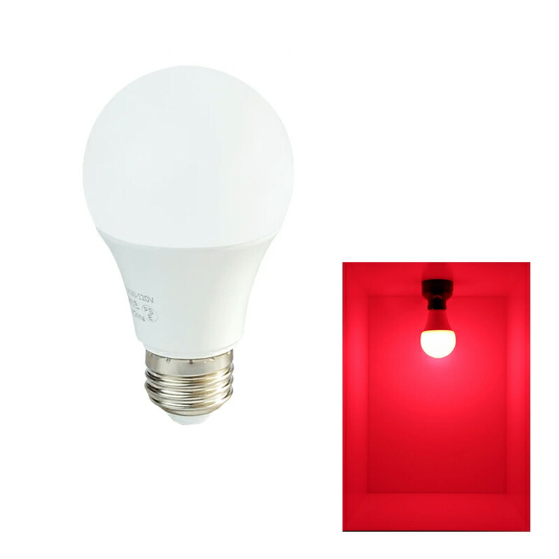 Beamtec（ビームテック） LED電球 E26 赤色 緑色 青色 ピンク LDA7RGBP