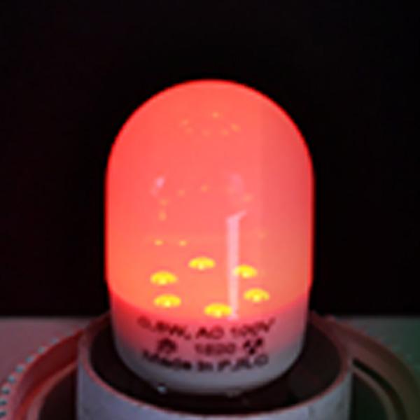 5個セット LED ナツメ球 E12 口金 e12 0.5W LED 電球 120度発光 常夜灯や装飾照明 T形タイプ LED 電球色 相当 赤色 緑色 青色 ピンク｜beamtec｜03