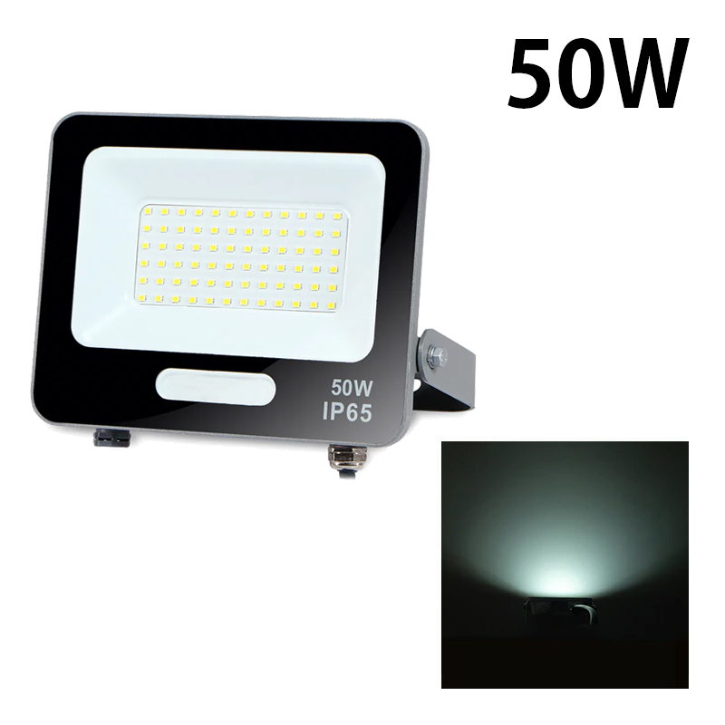 LED投光器 電球色 昼光色 黒 白 50W IP65 屋内 屋外 防塵 耐塵 防水 | Beamtec | 02