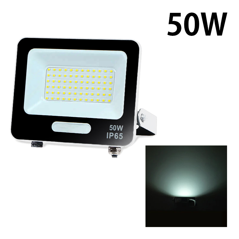 LED投光器 電球色 昼光色 黒 白 50W IP65 屋内 屋外 防塵 耐塵 防水 | Beamtec | 04