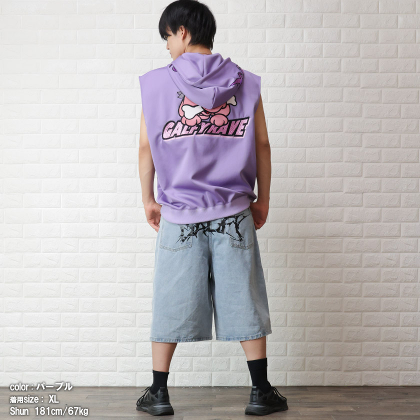 GALFY ガルフィー チーマー ZIP ノースリーブ ストリート
