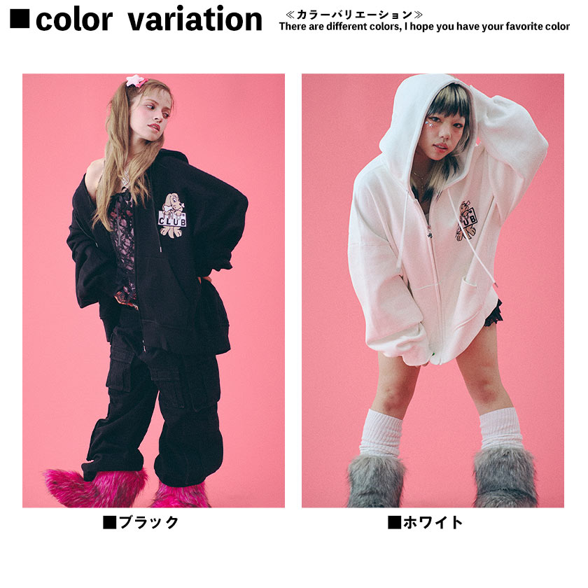 GALFY ガルフィー ジップ パーカー スウェット イヌクラブジップ