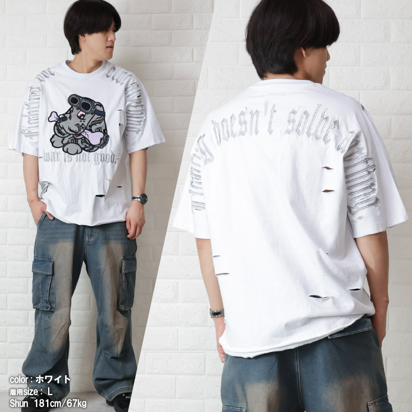 GALFY ガルフィー tシャツ 病みに染まりし ストリート ブランド