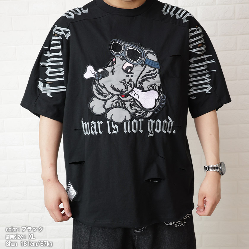 GALFY ガルフィー tシャツ 病みに染まりし ストリート ブランド
