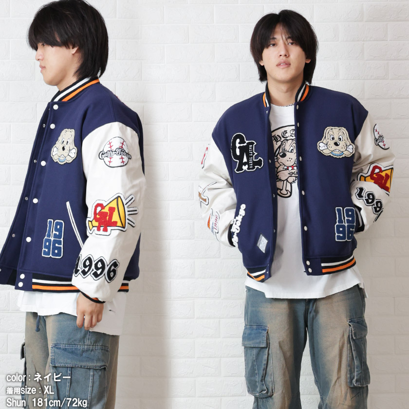 GALFY（ガルフィー） アウター メンズ 復活わんわん大学 ワイド