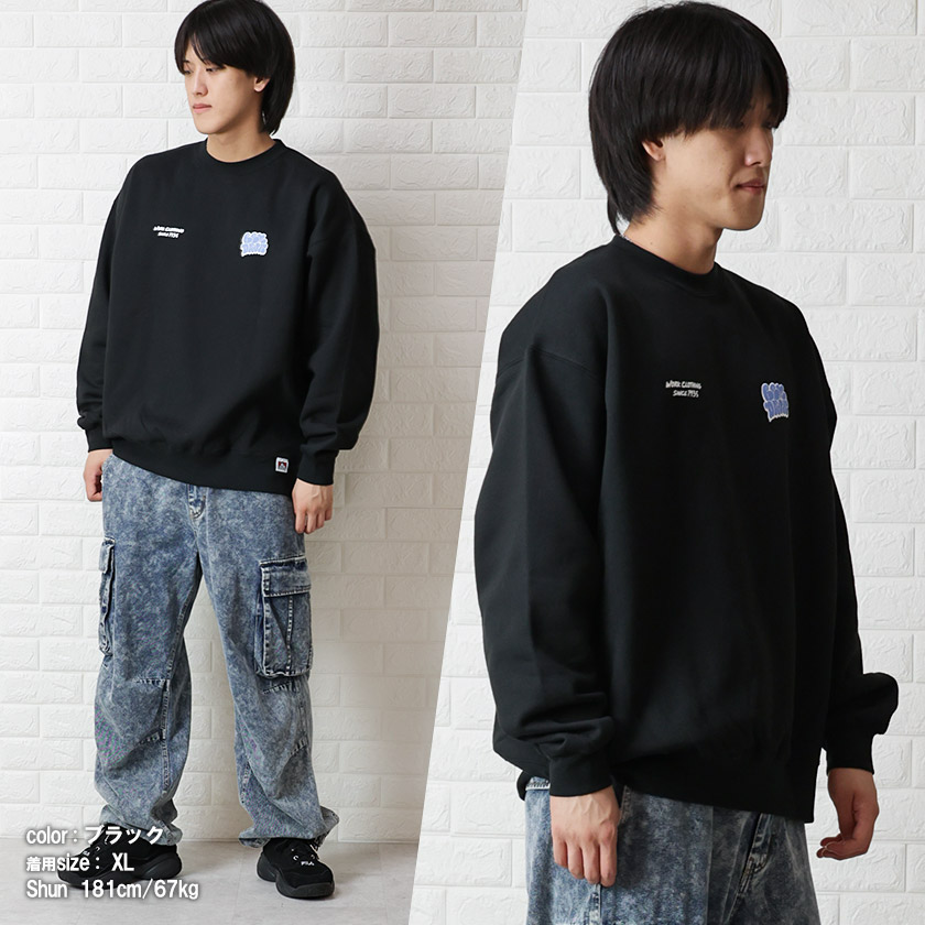 BEN DAVIS ベンデイビス プリント クルーネック ゴリラ スプレー