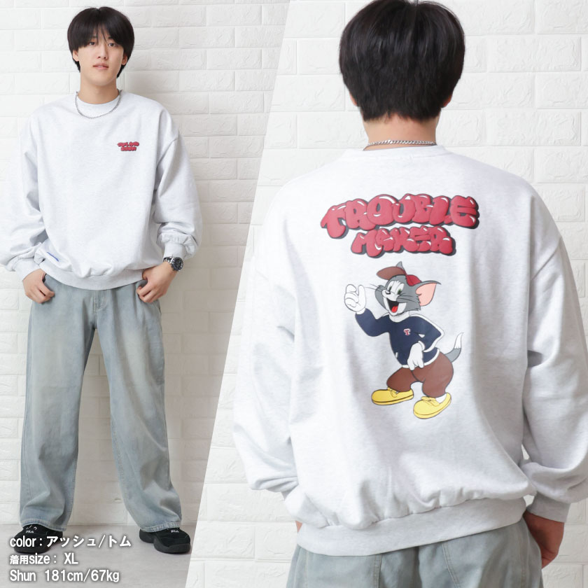 SEQUENZE SEQUENZ シークエンズ トムとジェリー トレーナー バック