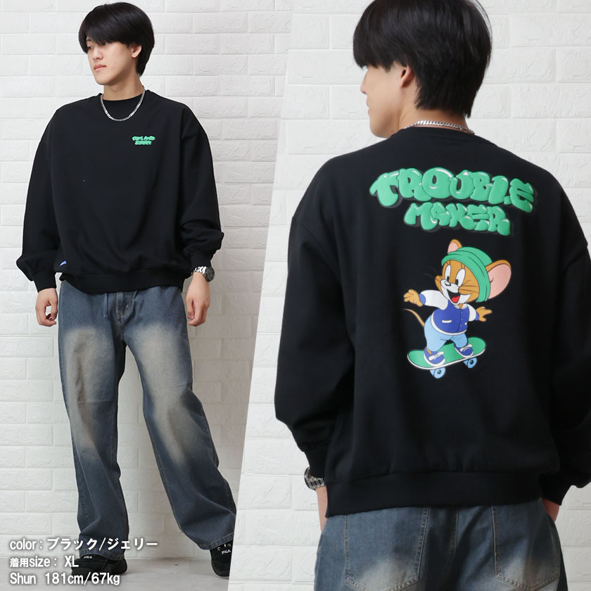 SEQUENZE SEQUENZ シークエンズ トムとジェリー トレーナー バック