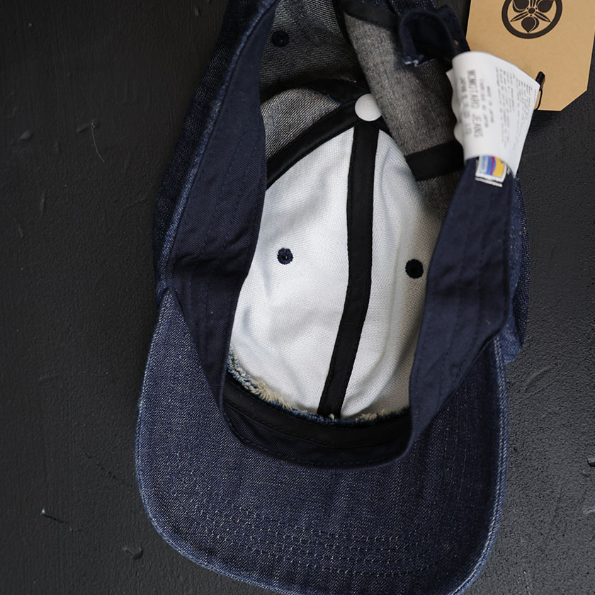 桃太郎専用　デニム ベースボールキャップ 桃太郎ジーンズ デニム ベースボール キャップ CAP 帽子 出陣