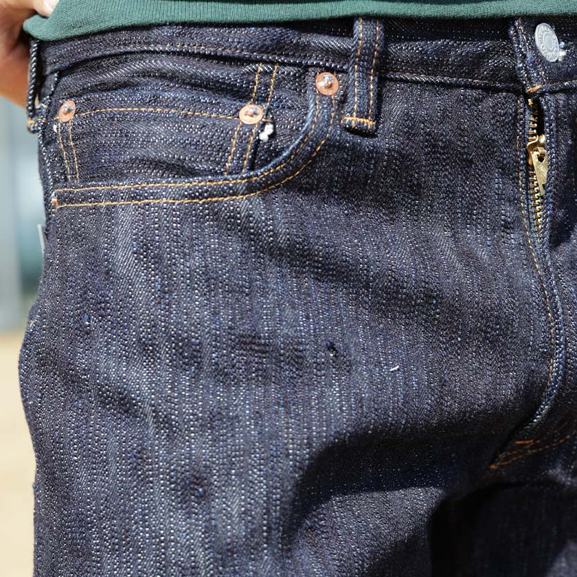 児島ジーンズ メンズ デニム パンツ 19oz セルビッチ スラブ