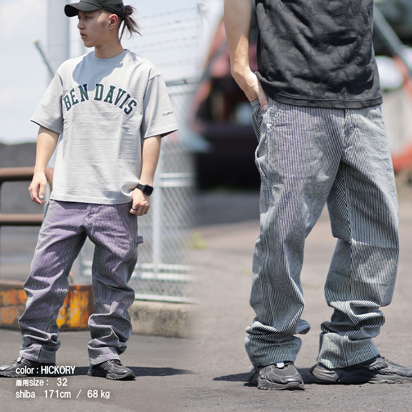 児島ジーンズ ベーシック ペインターパンツ ヒッコリー メンズ パンツ 児島 Kojima gene...