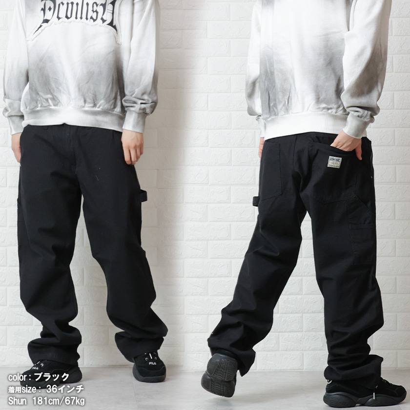 児島ジーンズ ペインターパンツ メンズ 富士金梅 カラー ワークパンツ