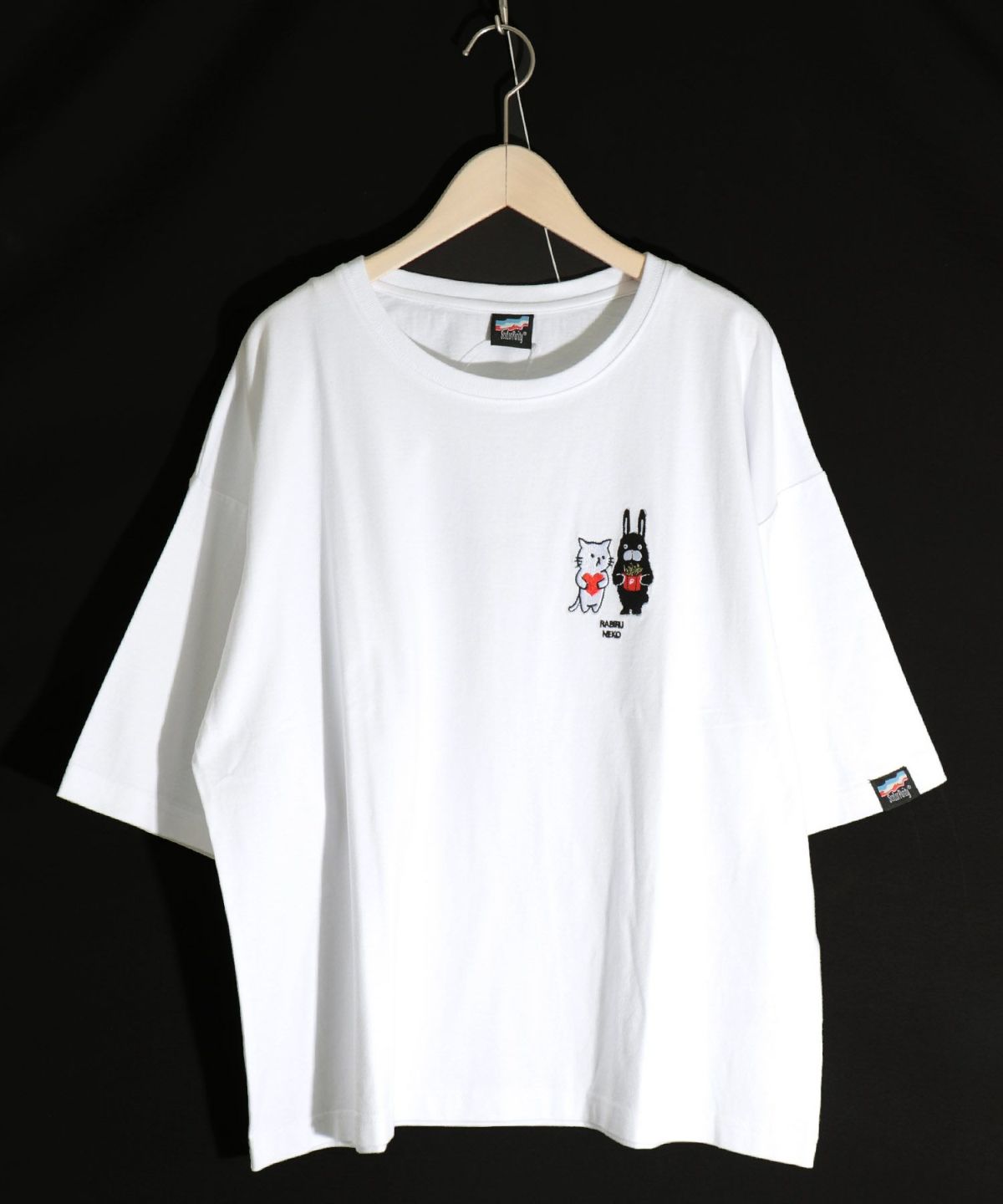 ScoLar Parity(スカラー パリティ) ラビル ハート ポテト ネコ Tシャツ ユニセックス 332005