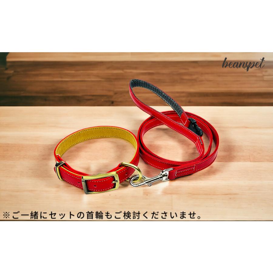 犬 リード 定番 犬用リード 犬リード 2層革 レザー 持ちやすい リード