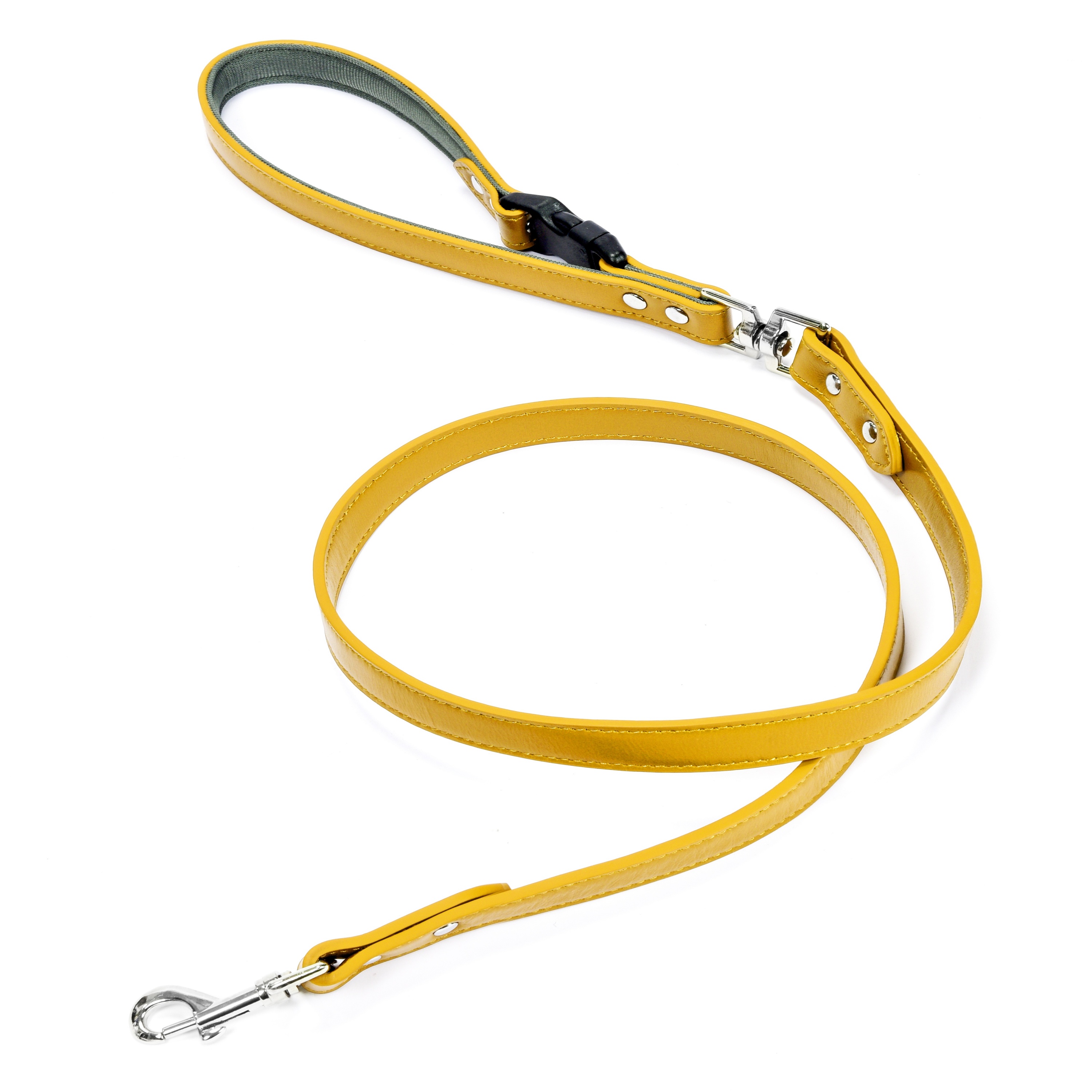 本革ペットリード 犬リード 回転金具 持ち手取り外し可能 カフェスタイル 5色展開 小型犬 中型犬 大型犬用 |  | 04