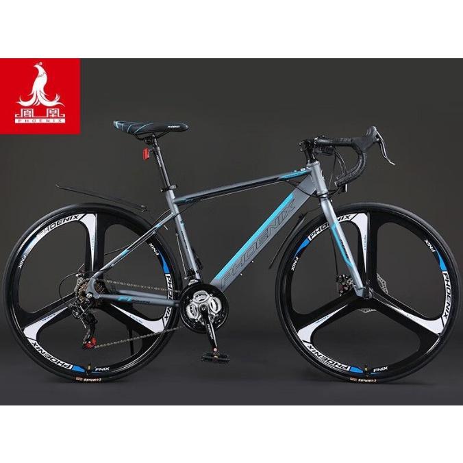 自転車 ロードバイク 新車 FUJI 24段変速 グレー