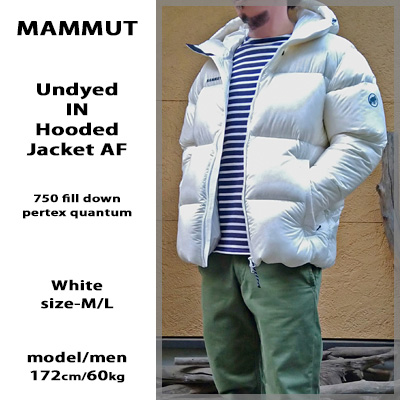 MAMMUT（マムート） アンダイド IN フードジャケット ホワイト オフ