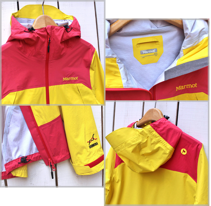 Marmot（マーモット） キメラ ジャケット イエロー レッド スタッフ