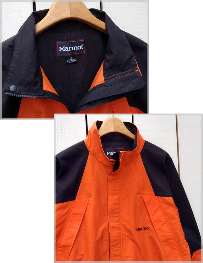 Marmot（マーモット） 80s トラックジャケット オレンジ ブラック 80s