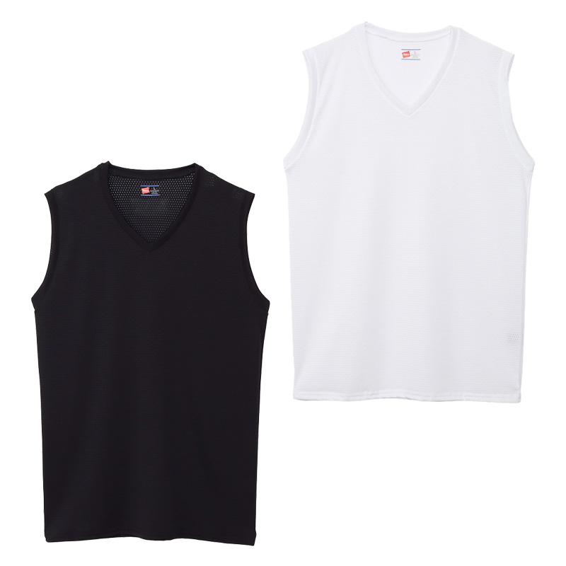 ヘインズ Hanes 部活魂 Vネックサーフシャツ LL 7点セット Amazon | [ヘインズ] ノースリーブシャツ (2枚組) 吸汗速乾 通気