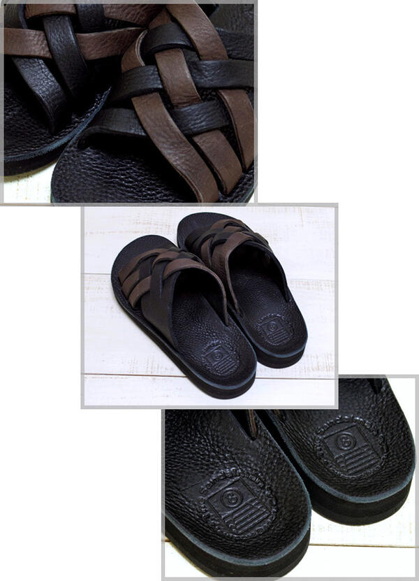 THE SANDALMAN（サンダルマン） 別注 ウィーブレザーサンダル
