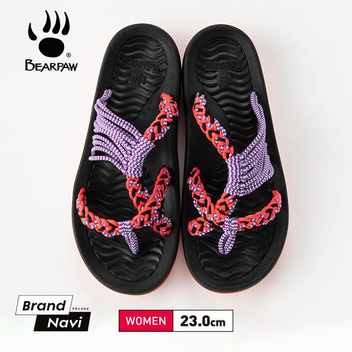大人気!!!! ★ BEARPAW ★ ORA WOMENS サンダル ★ 22~26cm BEARPAW レディース サンダル かわいい ぺたんこ クッション性