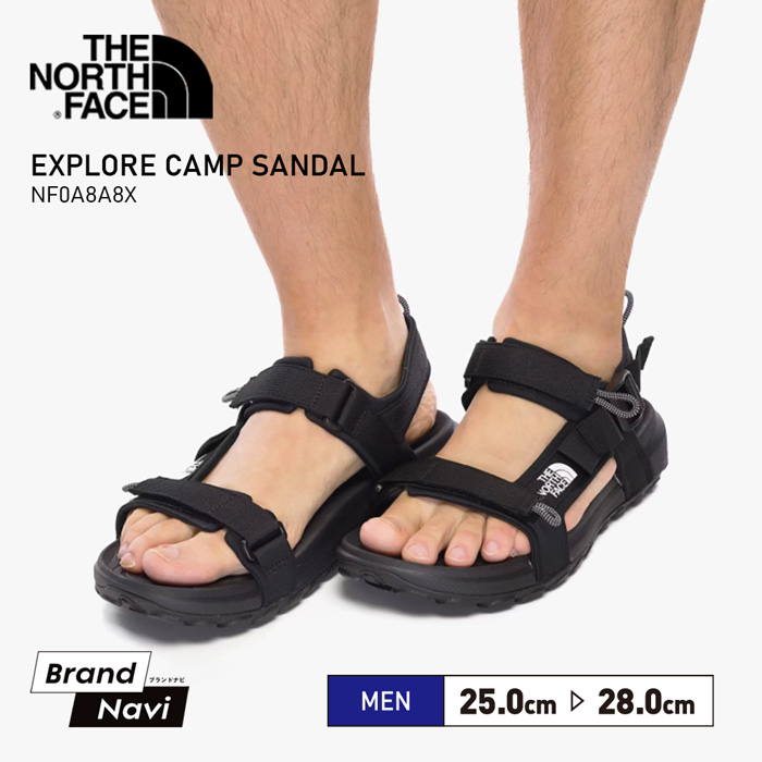 THE NORTH FACE メンズ ノースフェイス 男性 紳士 サンダル 靴 ブラック アウトドア スポーツ 運動 デイリー 軽い 調整可能 フィット 普段使い 抜け感 THE NORTH FACE ノースフェイス メンズ 男性 紳士 サンダル 靴