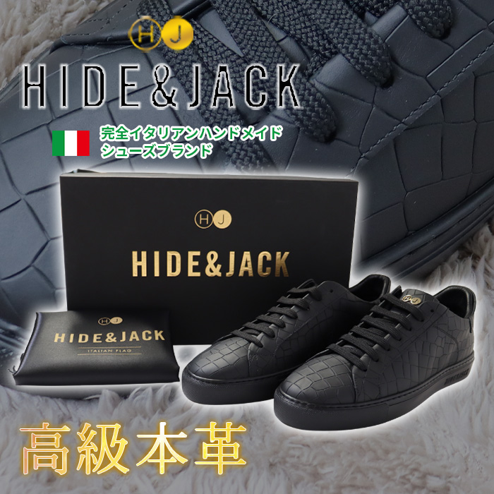 HIDE＆JACK（ハイドアンドジャック） イタリア 本革 スニーカー メンズ