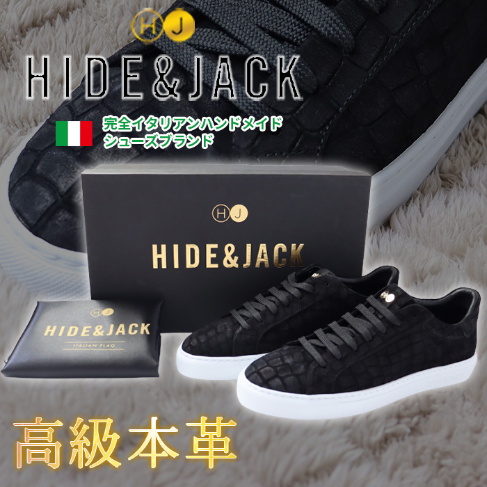 HIDE＆JACK（ハイドアンドジャック） イタリア 本革 スニーカー メンズ