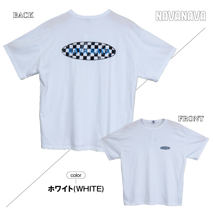 ナバナバ Tシャツ 半袖 NAVANAVA 子供 レディース 韓国 Kファッション 韓流 ストリート 男女兼用 ビックシルエット オーバーサイズ チェッカー 安い｜bearfoot-shoes｜04