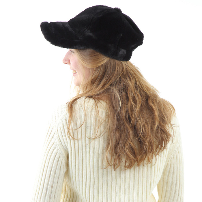 ファーキャップ レディース あったかい 帽子 ふわふわ もこもこ 防寒 フェイクファー 毛皮 冬 雪 スカラ SCALA MYRAH SS1023 ポイント利用 | SCALA | 12