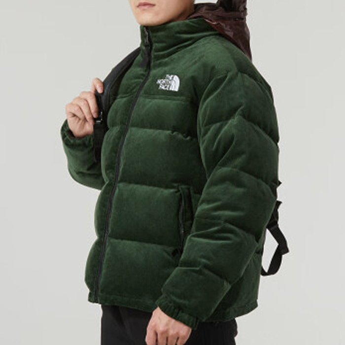 リバーシブル ダウンジャケット メンズ ヌプシ ノースフェイス THE NORTH FACE 92 アウター ショート丈 スポーツ 運動 グリーン 緑  sale