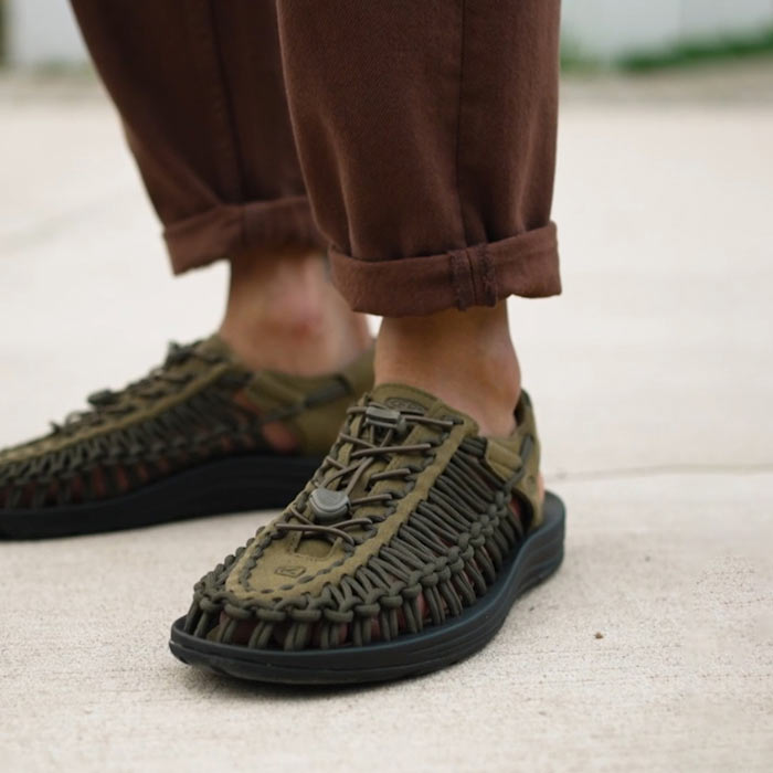 KEEN メンズ サンダル キーン ユニーク スニーカー ブラック