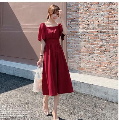 赤 ワンピースの商品一覧 通販 Yahoo ショッピング