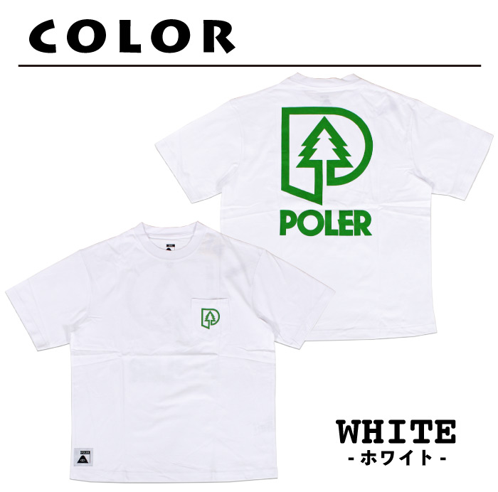 ポーラー 半袖Tシャツ メンズ ルーズ アウトドア キャンプ POLER ツリーピーポケットリラックスフィットティー 231MCV0060  ゆうパケット1点まで送料無料