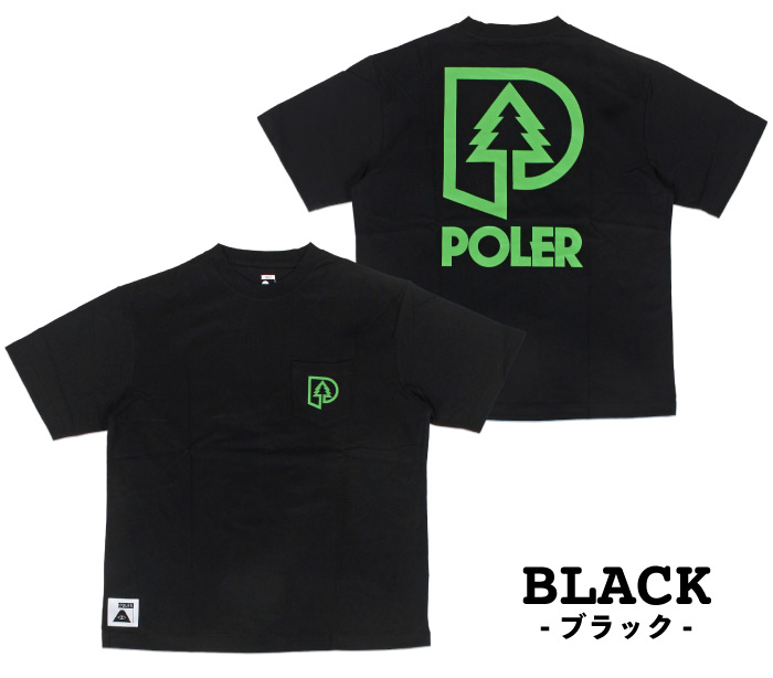 ポーラー 半袖Tシャツ メンズ ルーズ アウトドア キャンプ POLER ツリーピーポケットリラックスフィットティー 231MCV0060  ゆうパケット1点まで送料無料