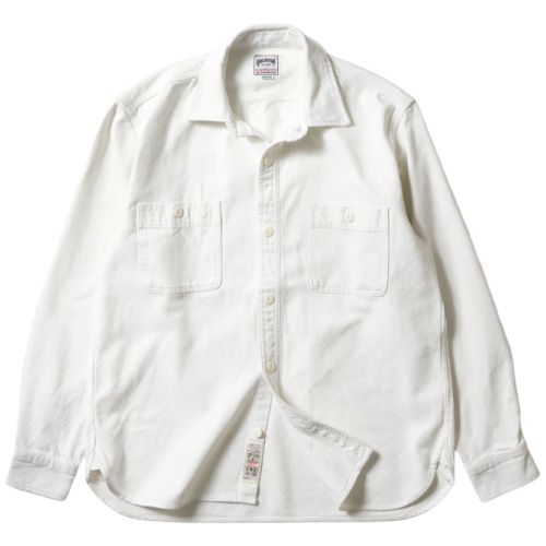 HOUSTON（ヒューストン） ソリッドビエラシャツ 長袖シャツ 41254 厚手