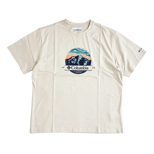 Columbia コロンビア パスレイクグラフィックTシャツ2 半袖Tシャツ メンズ オーガニックコットン アウトドア キャンプ AJ2959 ゆうパケット1点まで送料無料｜bears-mall｜06