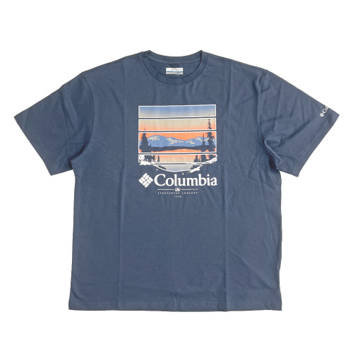 Columbia コロンビア パスレイクグラフィックTシャツ2 半袖Tシャツ メンズ オーガニックコットン アウトドア キャンプ AJ2959 ゆうパケット1点まで送料無料｜bears-mall｜04