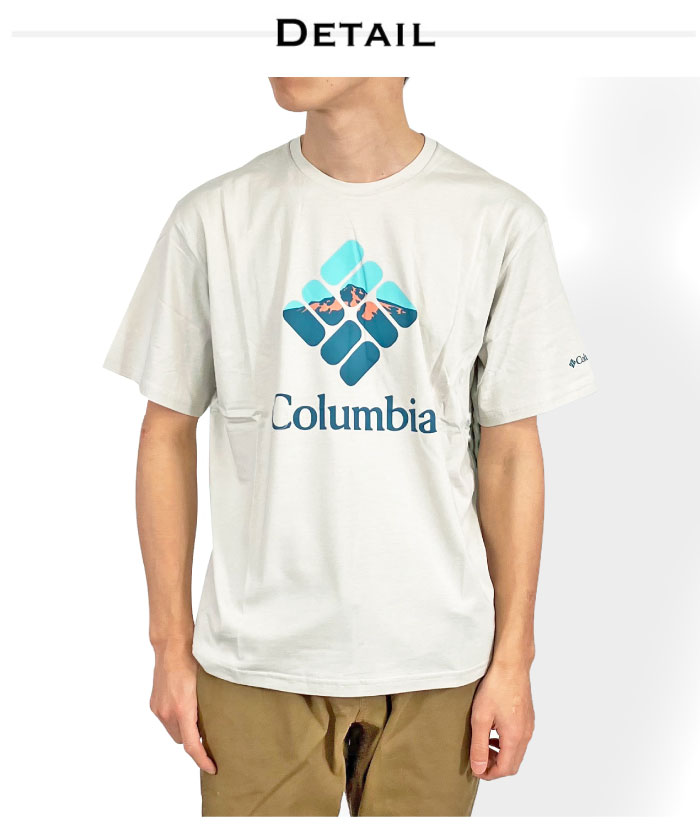 Columbia コロンビア メンズ 半袖Tシャツ ラピッドリッジグラフィックTシャツ オーガニックコットン AX0403 ゆうパケット1点まで送料無料｜bears-mall｜08