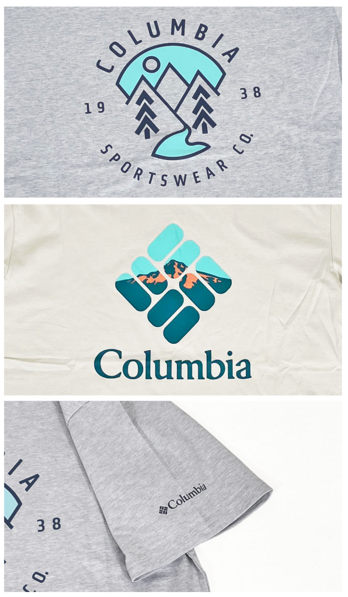 Columbia コロンビア メンズ 半袖Tシャツ ラピッドリッジグラフィックTシャツ オーガニックコットン AX0403 ゆうパケット1点まで送料無料｜bears-mall｜10