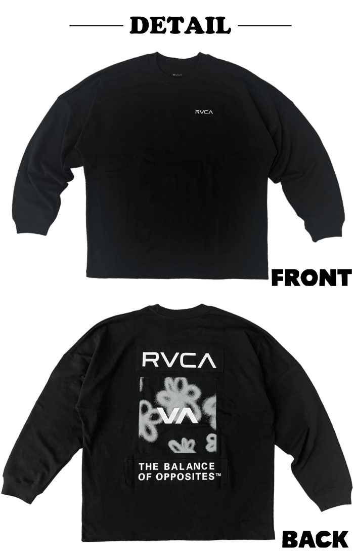 RVCA ルーカ SPEED FLORAL LT ロングスリーブ 長袖Tシャツ ビッグ