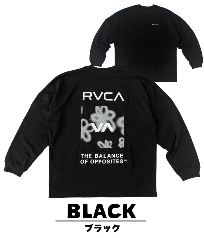 RVCA ルーカ SPEED FLORAL LT ロングスリーブ 長袖Tシャツ ビッグ