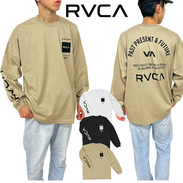 RVCA ルーカ 長袖Tシャツ ロングスリーブ 長袖Tシャツ オーバーサイズ ロンT スポーツ BE041056 ゆうパケット1点まで送料無料