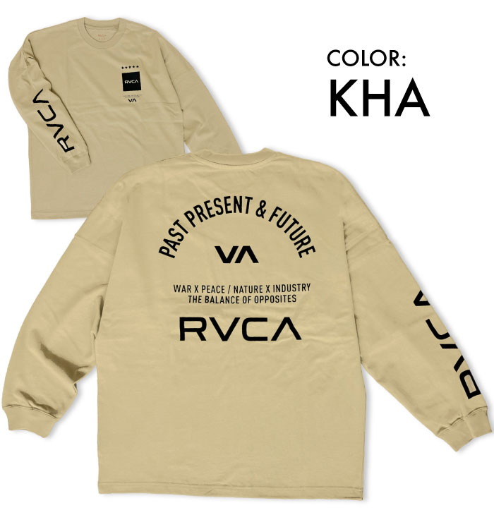 RVCA ルーカ 長袖Tシャツ ロングスリーブ 長袖Tシャツ オーバーサイズ