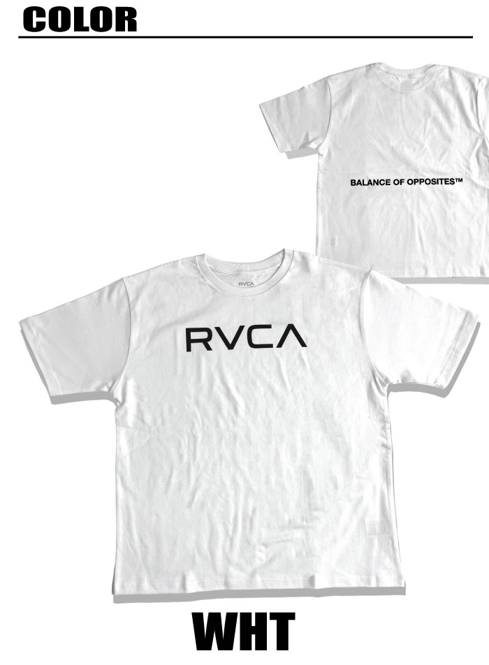 ルーカ RVCA 半袖Ｔシャツ BIG RVCA TEE ストリート メンズ レディース ロゴ オーバーサイズ ビックシルエット BE041226 ゆうパケット1点まで送料無料｜bears-mall｜09
