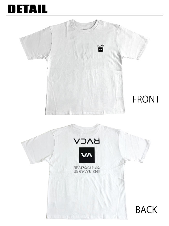 ルーカ RVCA UP STATE TEE Ｔシャツ サーフ スケボー メンズ レディース ロゴ オーバーサイズ ビックシルエット BE041234 ゆうパケット1点まで送料無料｜bears-mall｜07