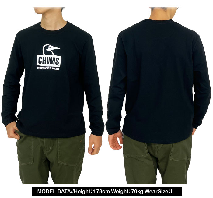 CHUMS チャムス ブービーフェイス 長袖Tシャツ メンズ ロンT アウトドア CH01-2274 ゆうパケット1点まで送料無料｜bears-mall｜08